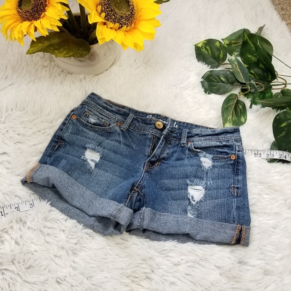 Aeropostale Pants - Aeropostale  jeans hot short size 00 cropp